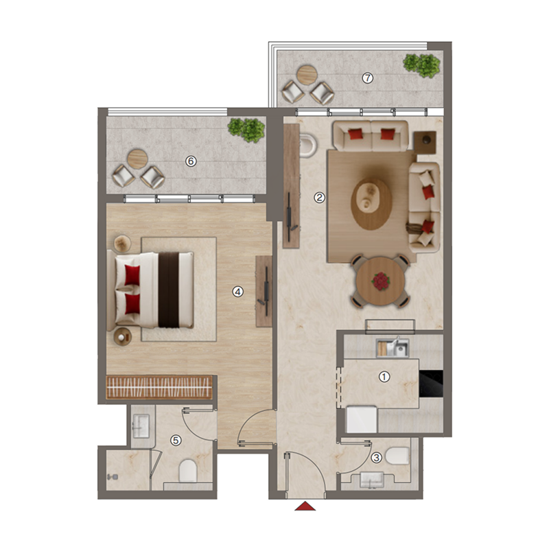 Apartments plan