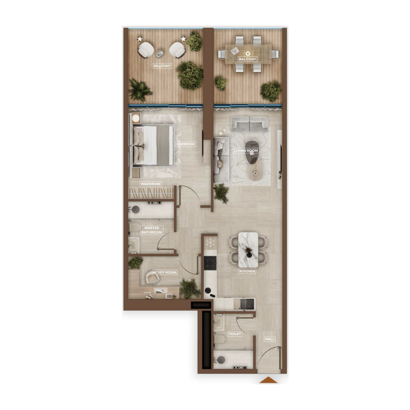 Apartments plan