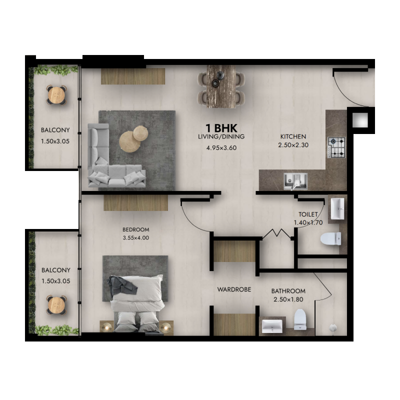 Apartments plan