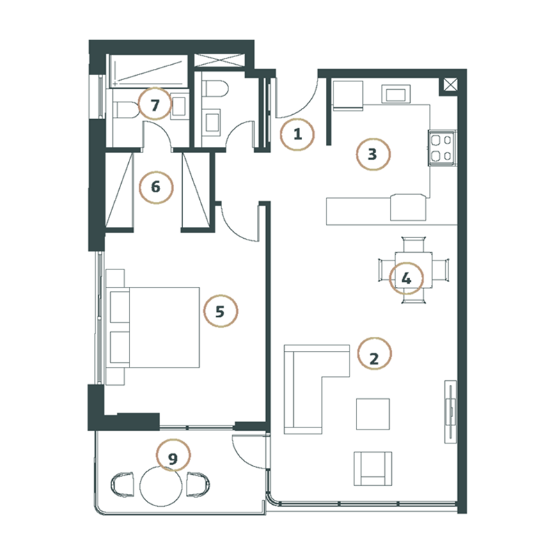 Apartments plan