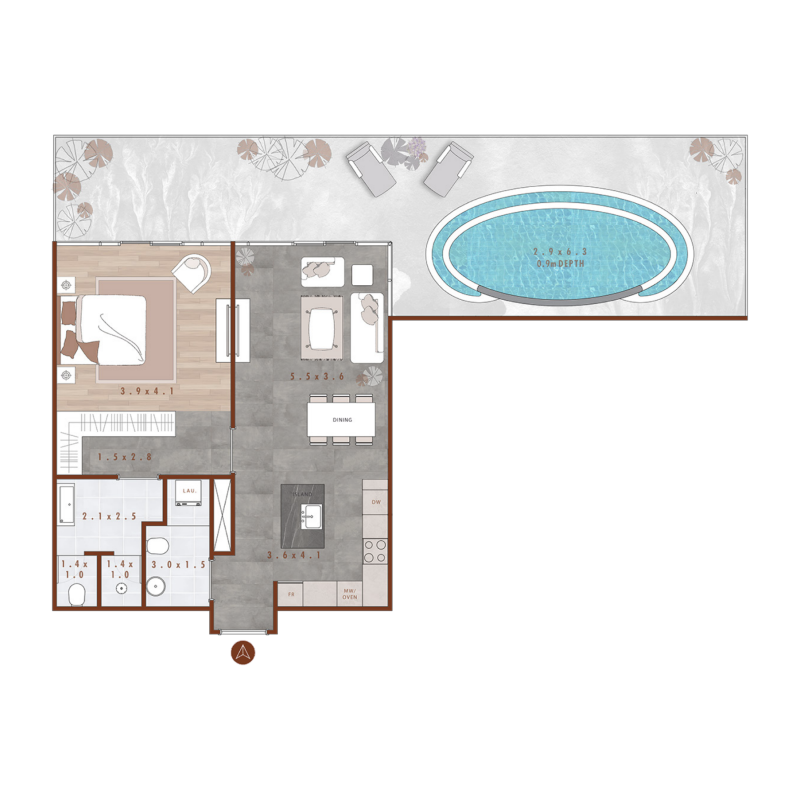 Townhouse plan