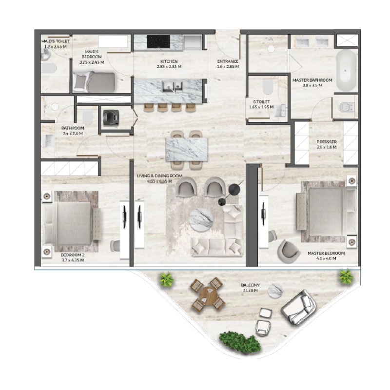 Apartments plan