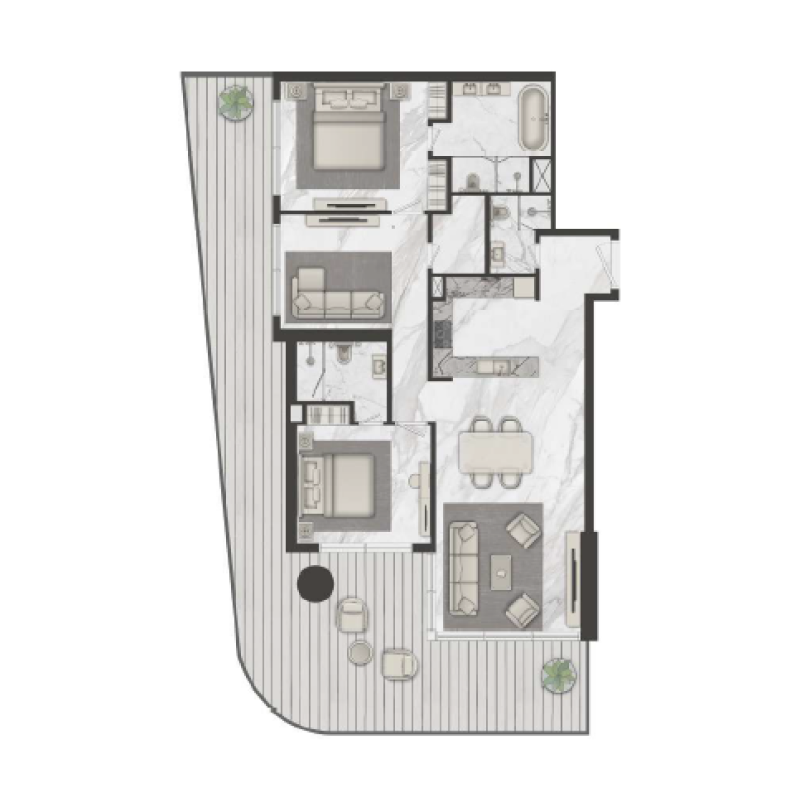 Apartments plan