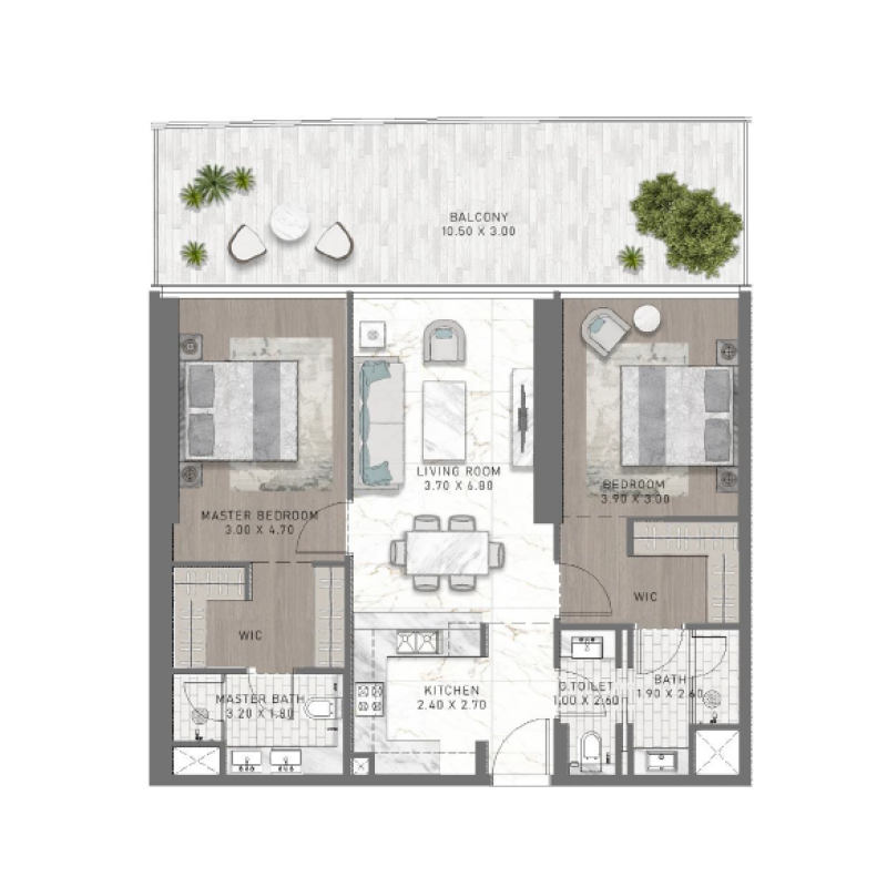 Apartments plan