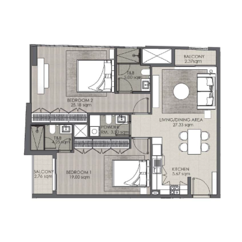 Apartments plan