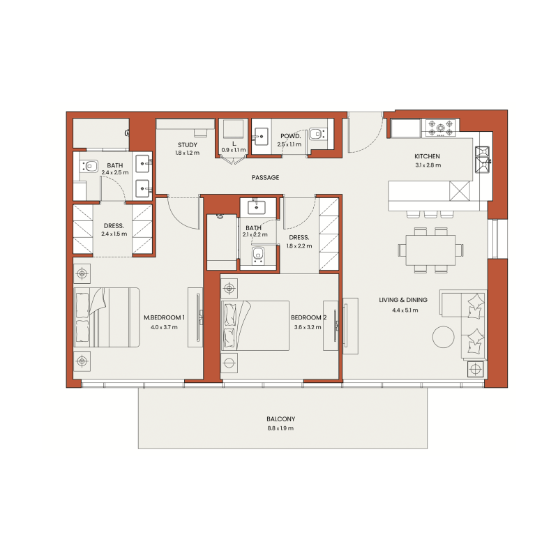 Apartments plan
