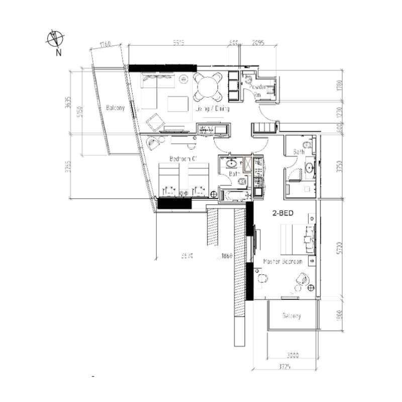Hotel Apartments plan