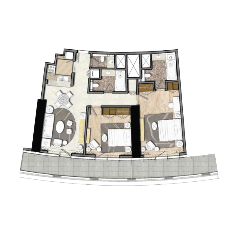 Apartments plan