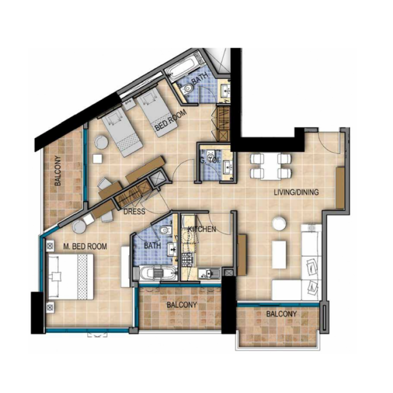 Apartments plan