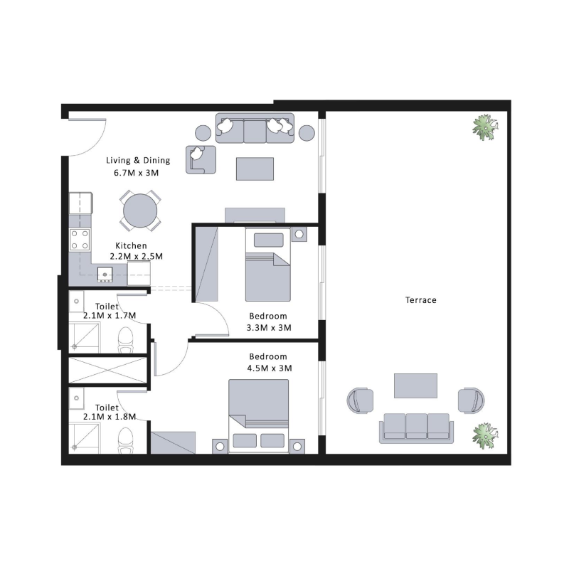 Apartments plan
