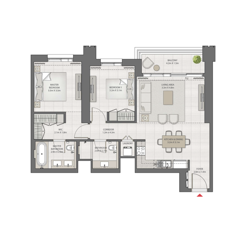Apartments plan