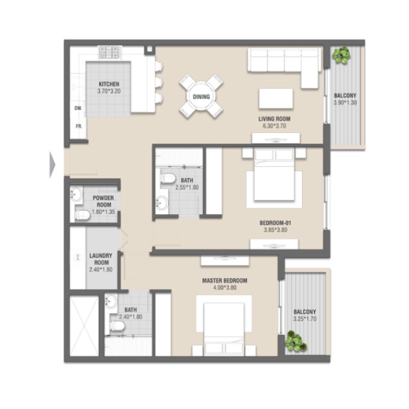 Apartments plan