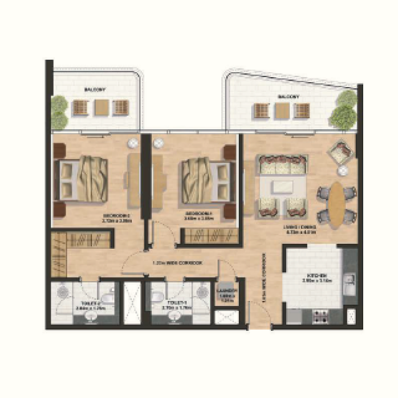 Apartments plan