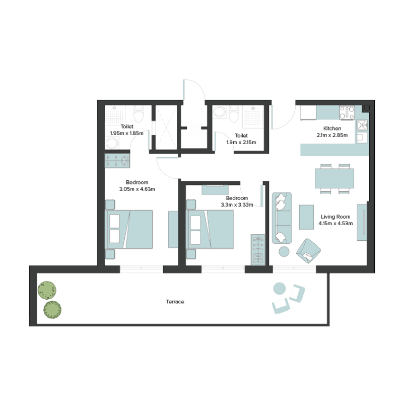 Apartments plan