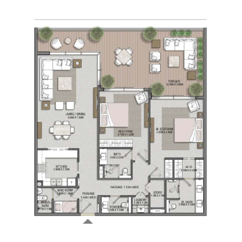Apartments plan