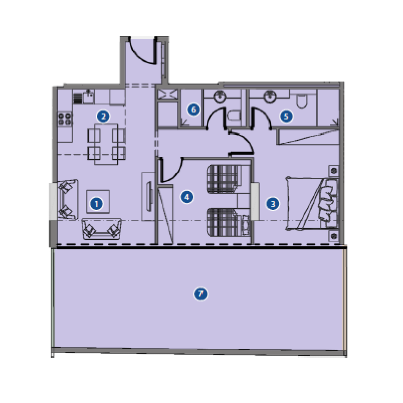 Apartments plan