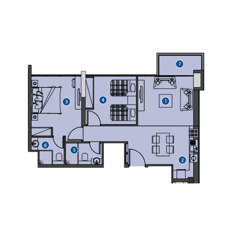 Apartments plan
