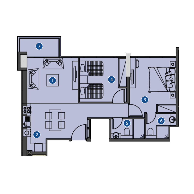 Apartments plan