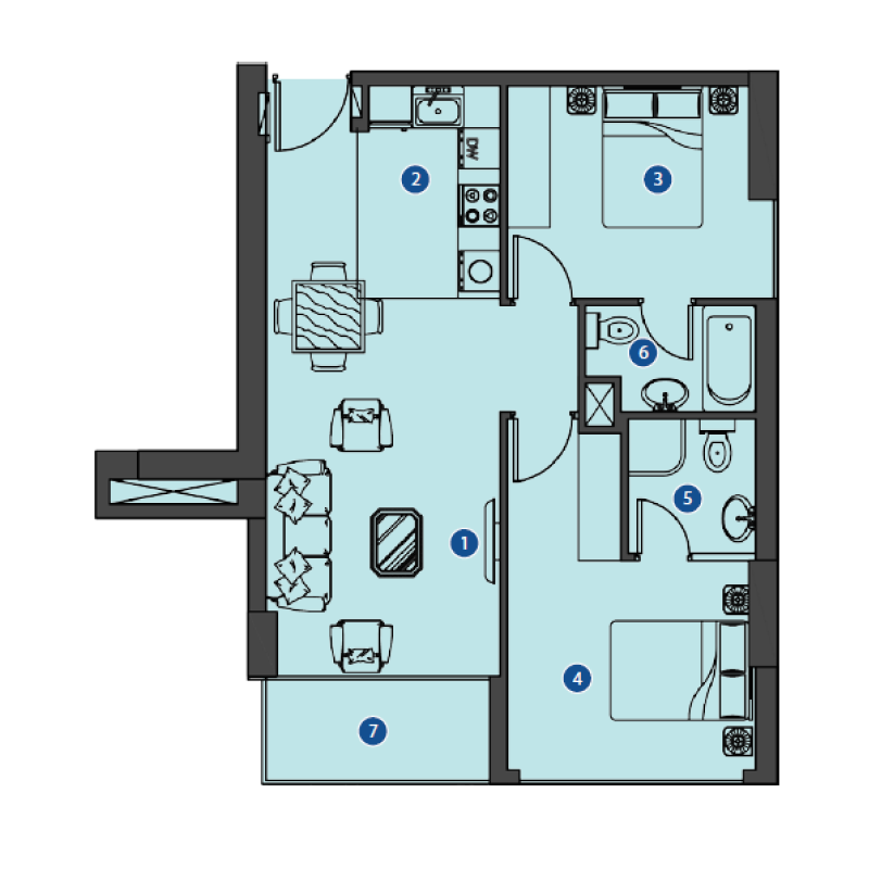 Apartments plan