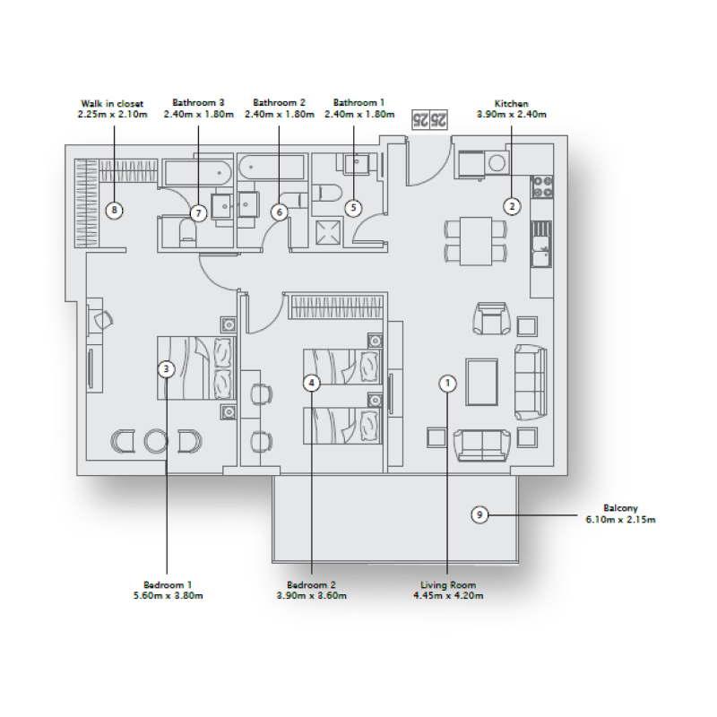 Apartments plan