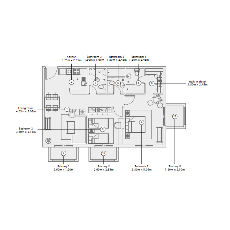 Apartments plan