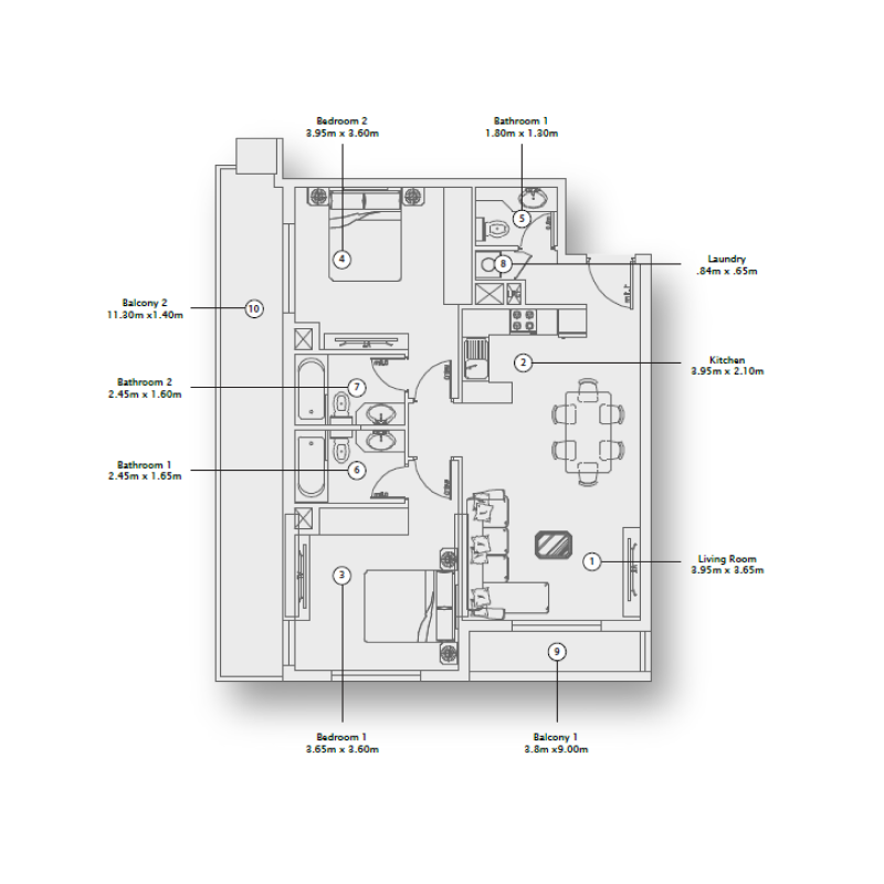 Apartments plan