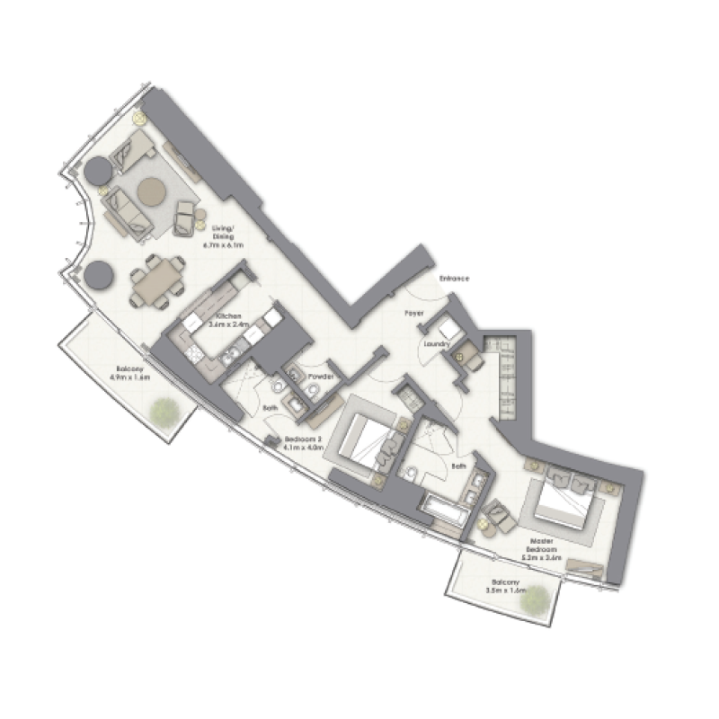 Apartments plan