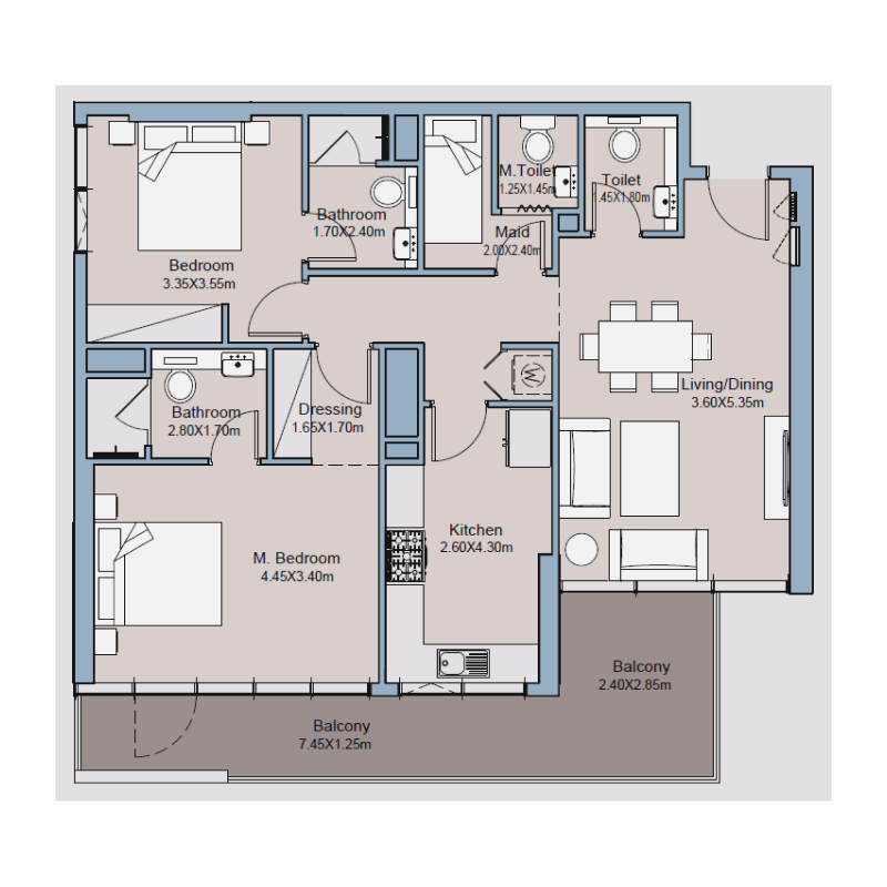 Apartments plan