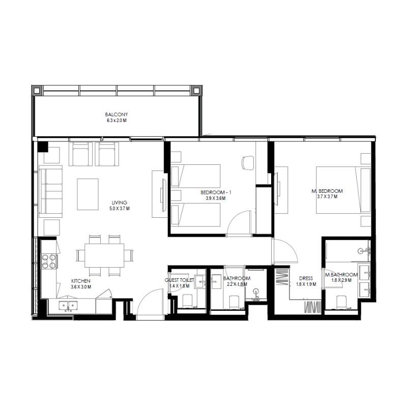 Apartments plan