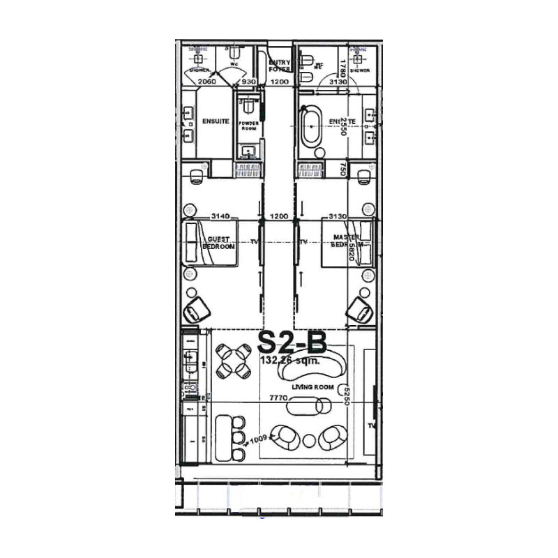 Hotel Apartments plan