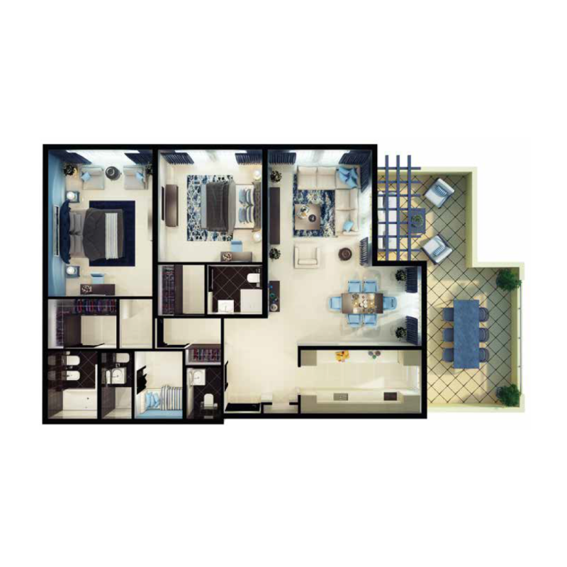 Apartments plan