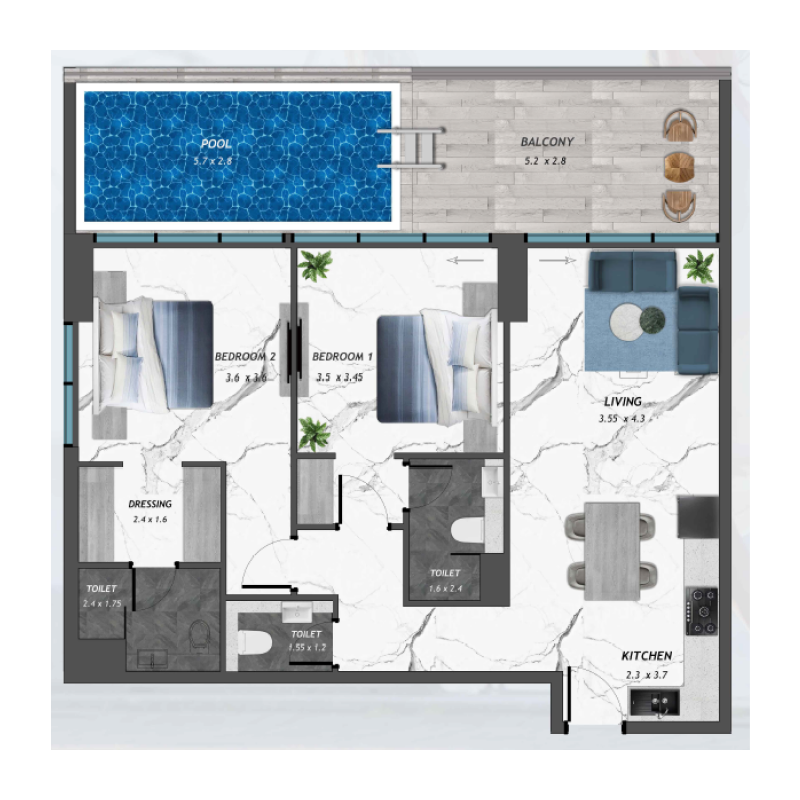 Apartments plan