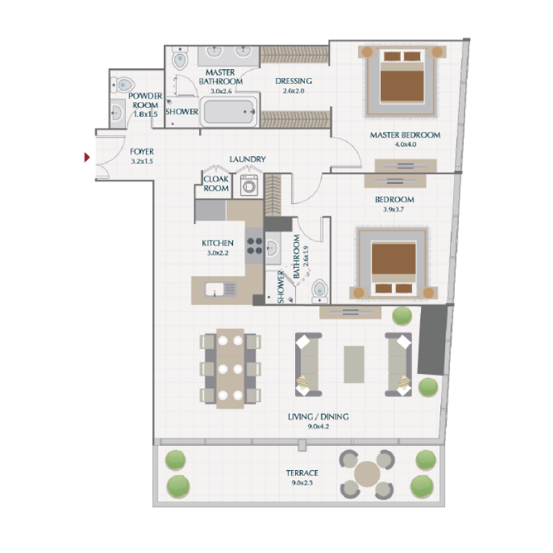 Apartments plan