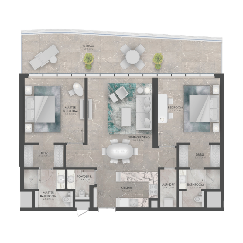 Apartments plan