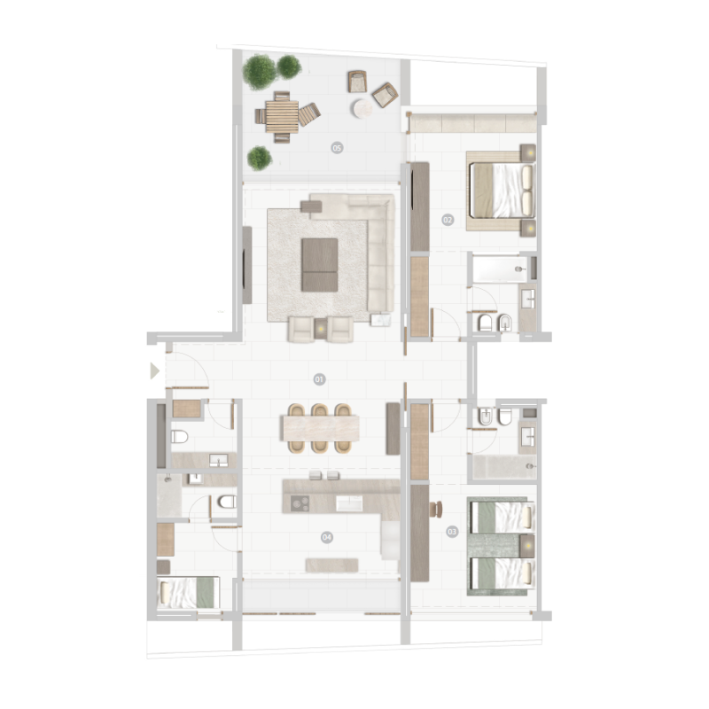 Apartments plan
