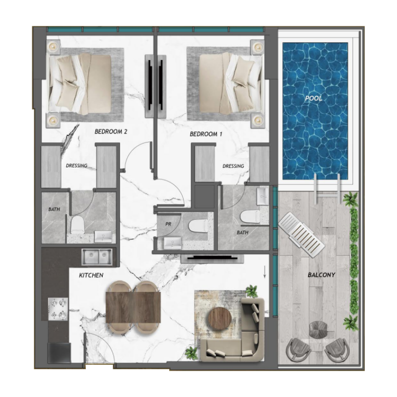 Apartments plan