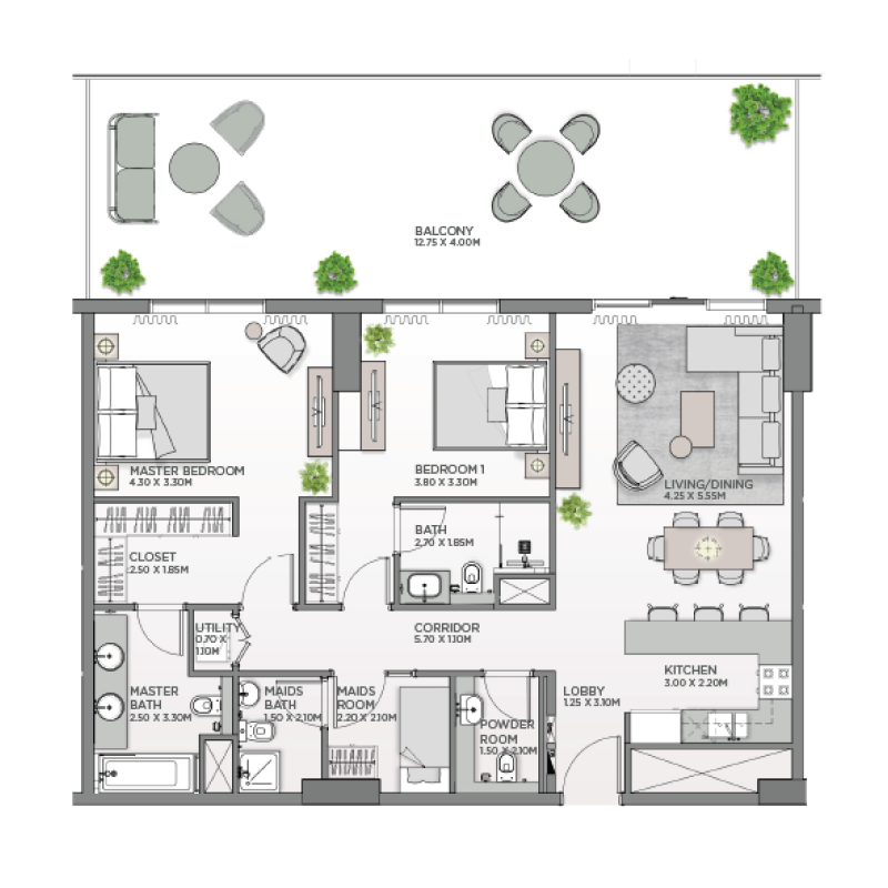 Apartments plan