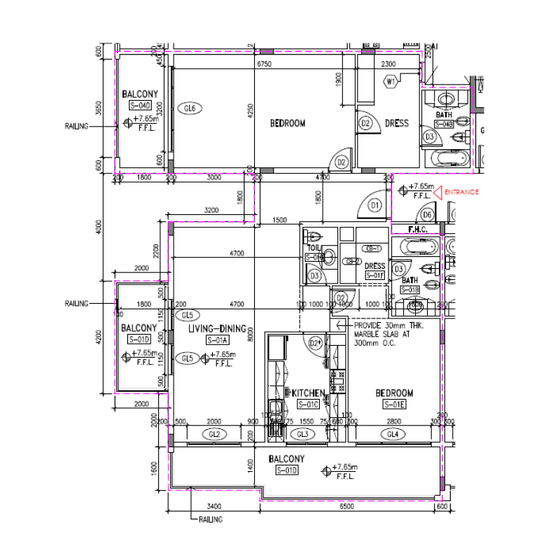 Apartments plan