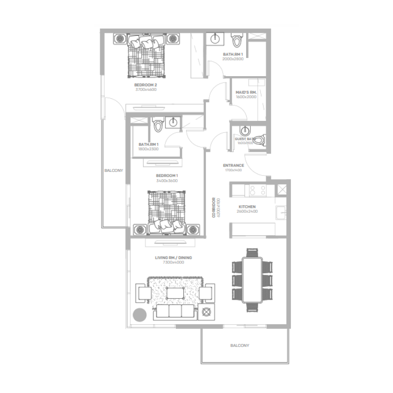 Apartments plan