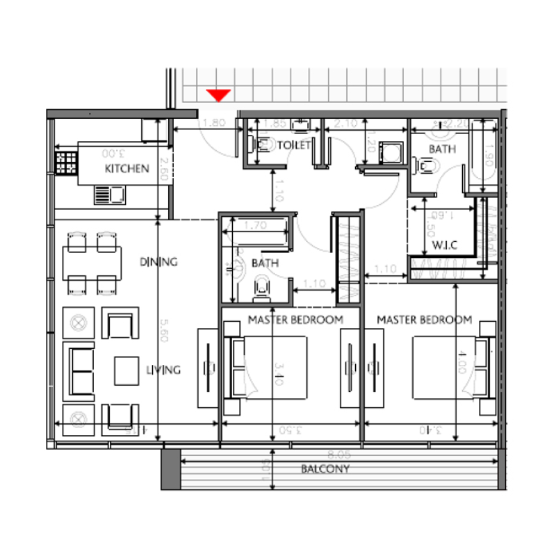Apartments plan