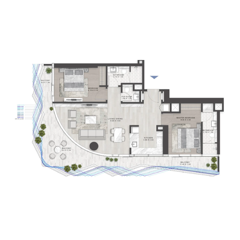 Apartments plan