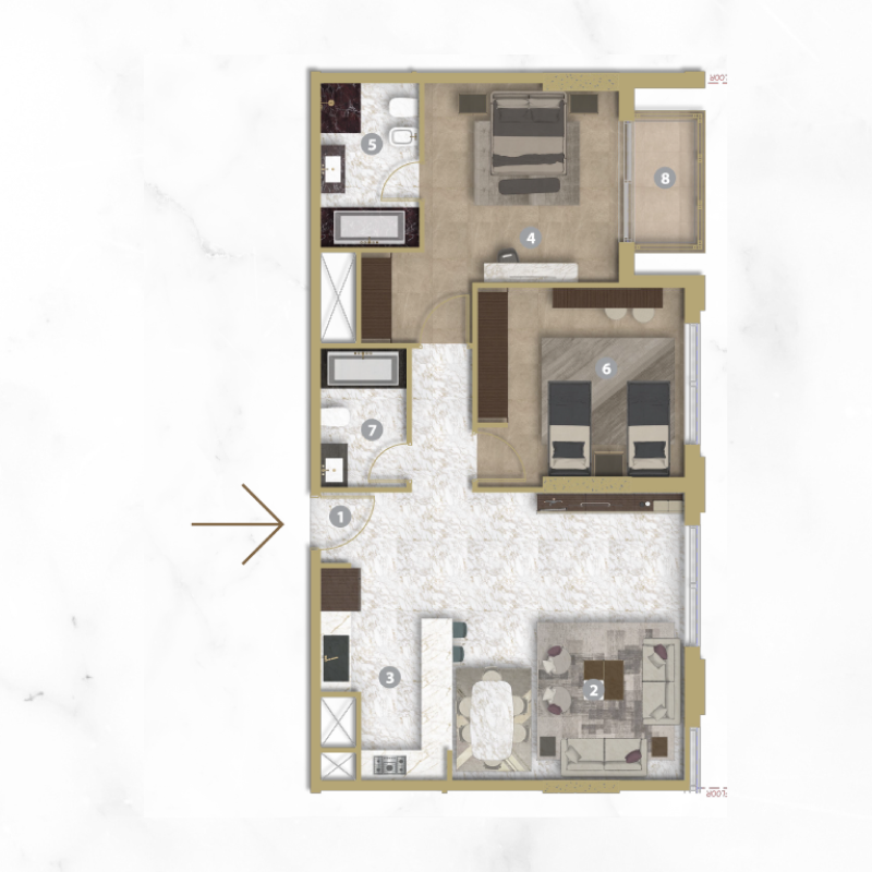 Apartments plan