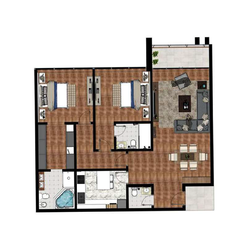 Apartments plan