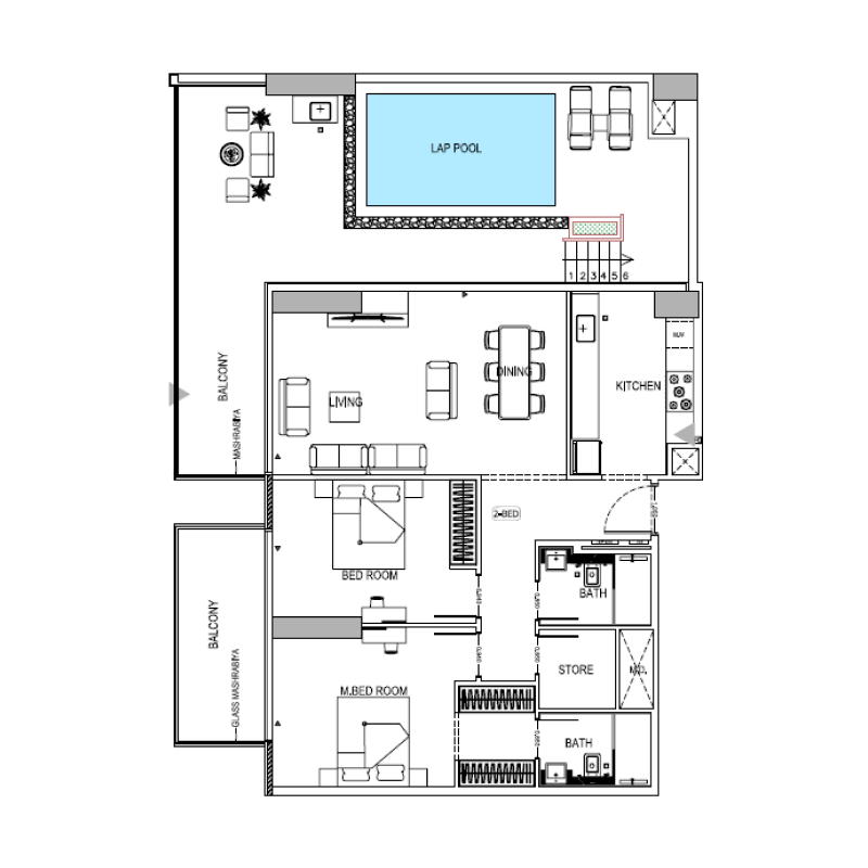 Apartments plan