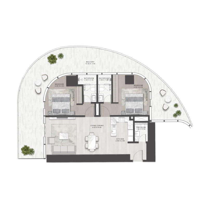 Apartments plan