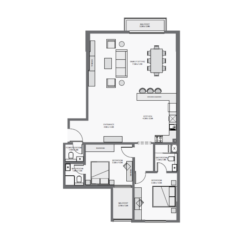 Apartments plan