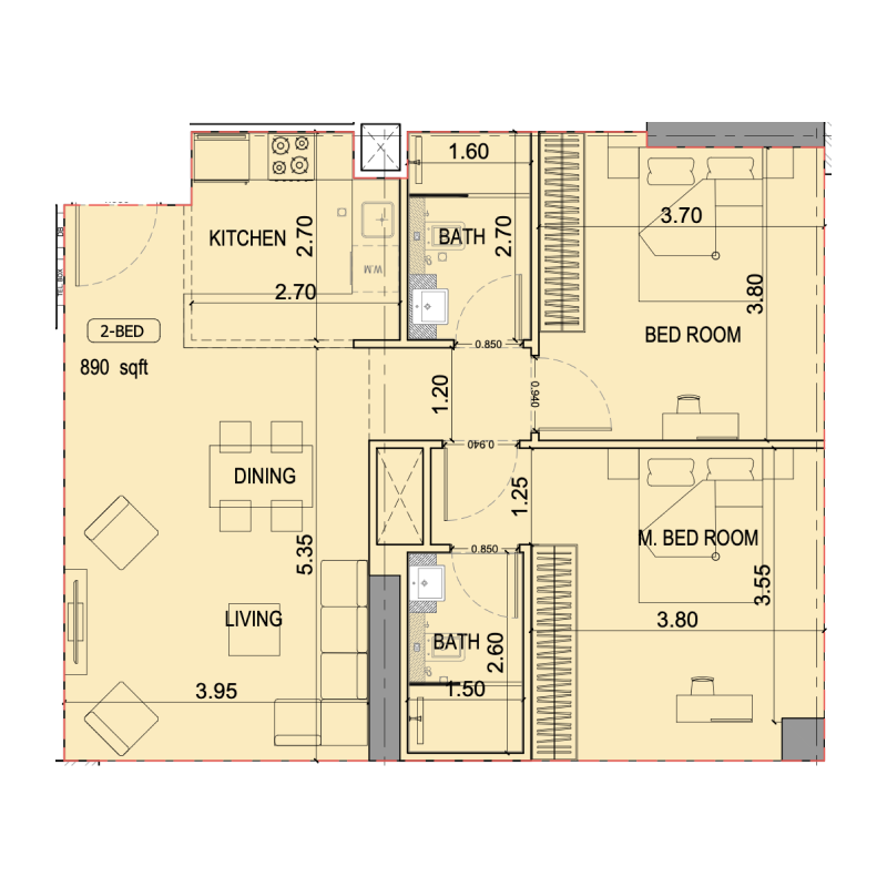 Apartments plan