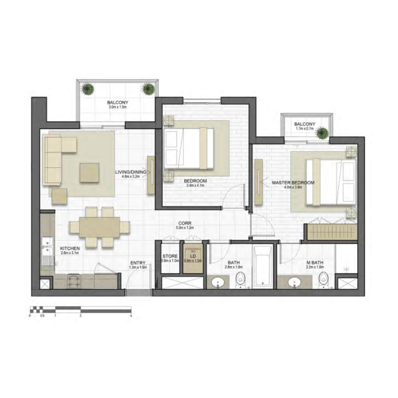 Apartments plan