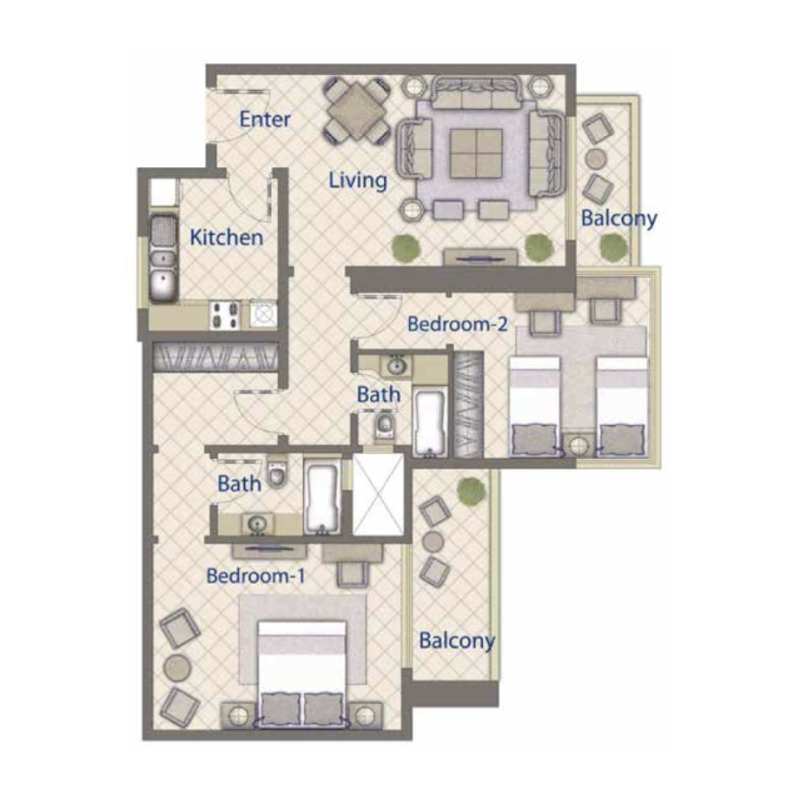 Apartments plan