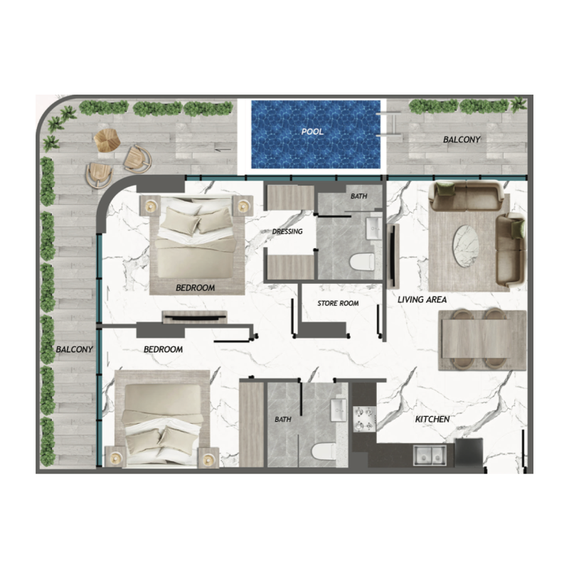 Apartments plan